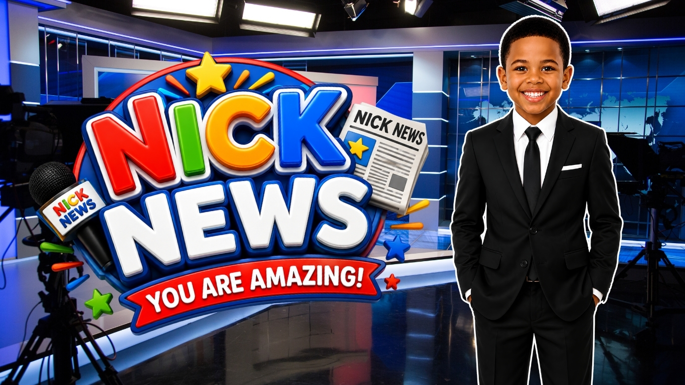 Nick News: You're Amazing — broadcast studio banner